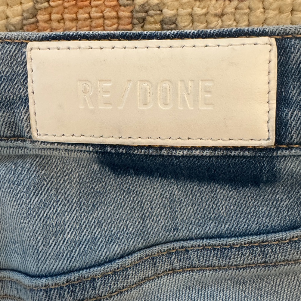 RE/DONE Mid Rise Wide Leg Crop - Picture 2 of 4